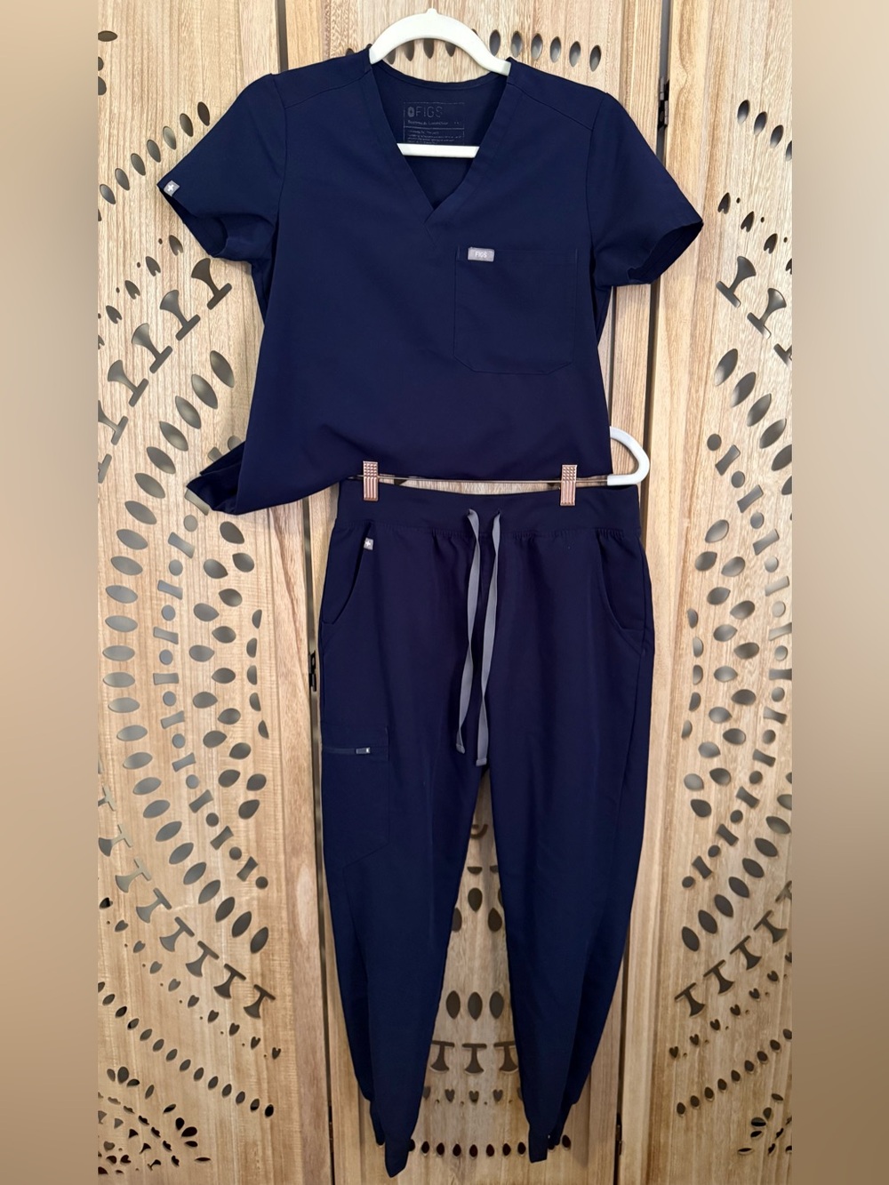 Figs Scrub Set Navy